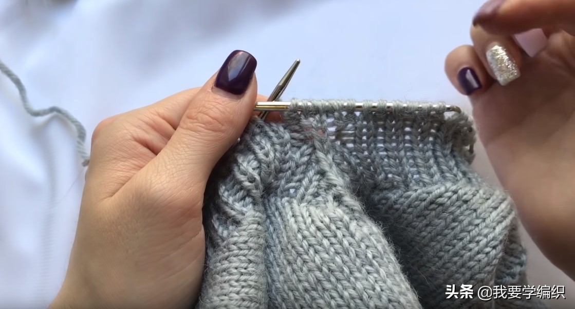 v领挑边怎么织,织毛衣织螺纹哪一个好看