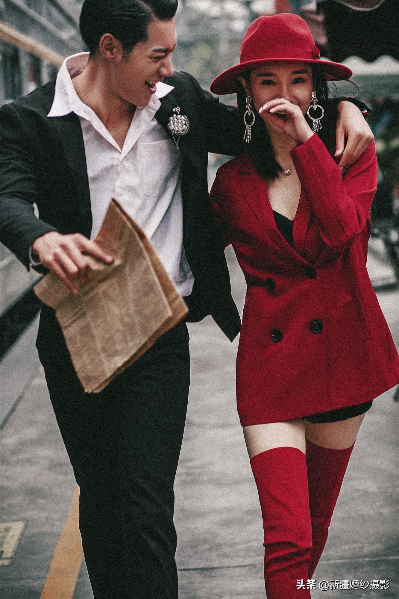 可盐可甜婚纱写真,可咸可甜的婚纱照图片