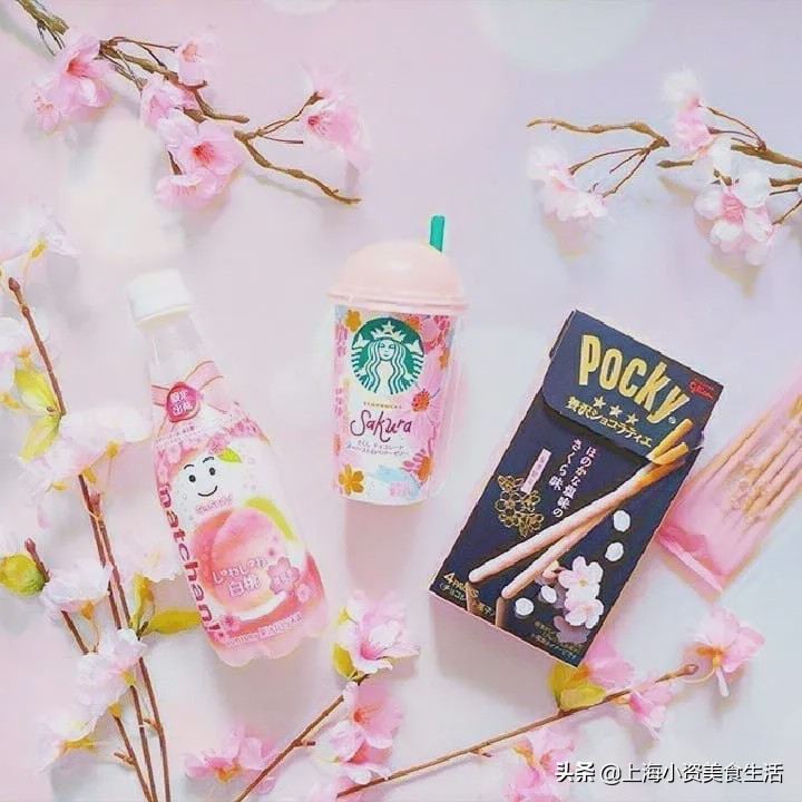 日本樱花季零食,春季樱花限定版小零食