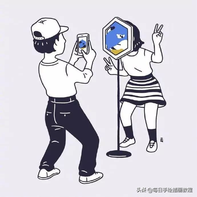 日本大师画插画,日本风格诡异插画