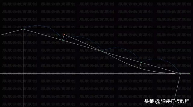 大海服装落肩袖卫衣裁剪图,100码幼童落肩袖卫衣裁剪方法