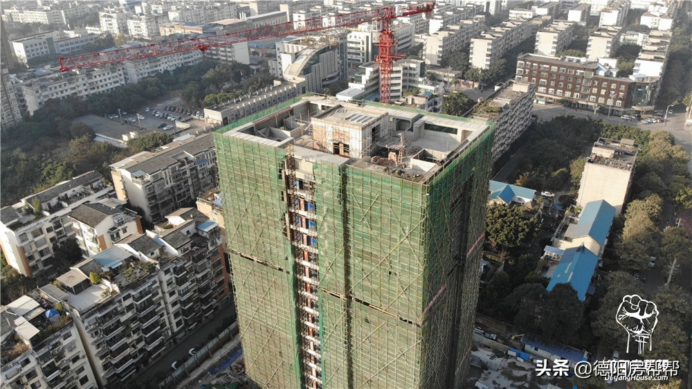 德阳光大最新施工进度,德阳恒大翡翠华庭2021施工进度