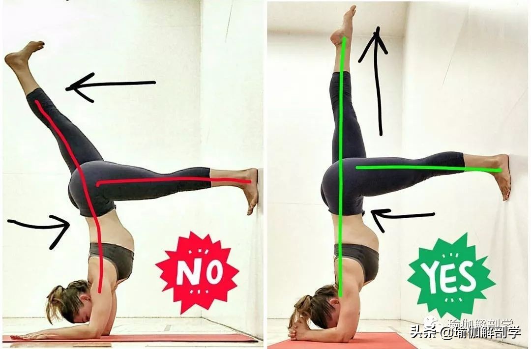 10个最新瑜伽体式正误对比图,瑜伽最容易错的正误对比图