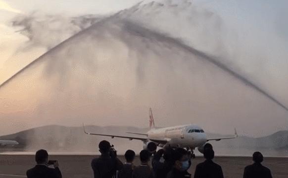 最高礼遇过水门迎山西英雄回家,最高礼遇过水门欢迎英雄回家图