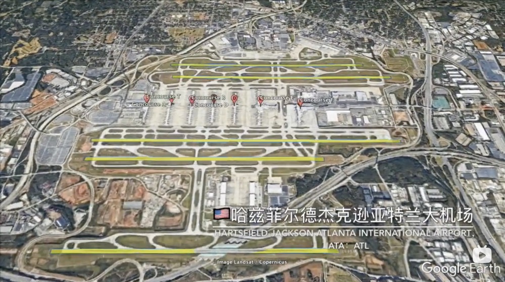 全球机场排名前20名,全球十大跑道最多的机场