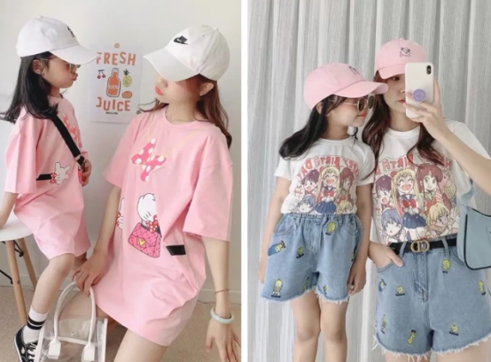 亲子装一家三口高级感亲子照,亲子穿搭技巧视频教程