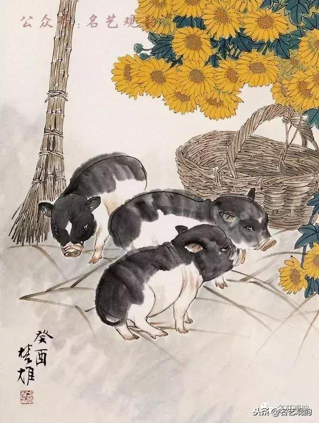 赏十大名家画笔下的猪,”猪“福填满2019!