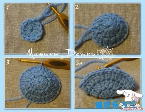 童鞋钩织教程,猫头鹰棒针织法