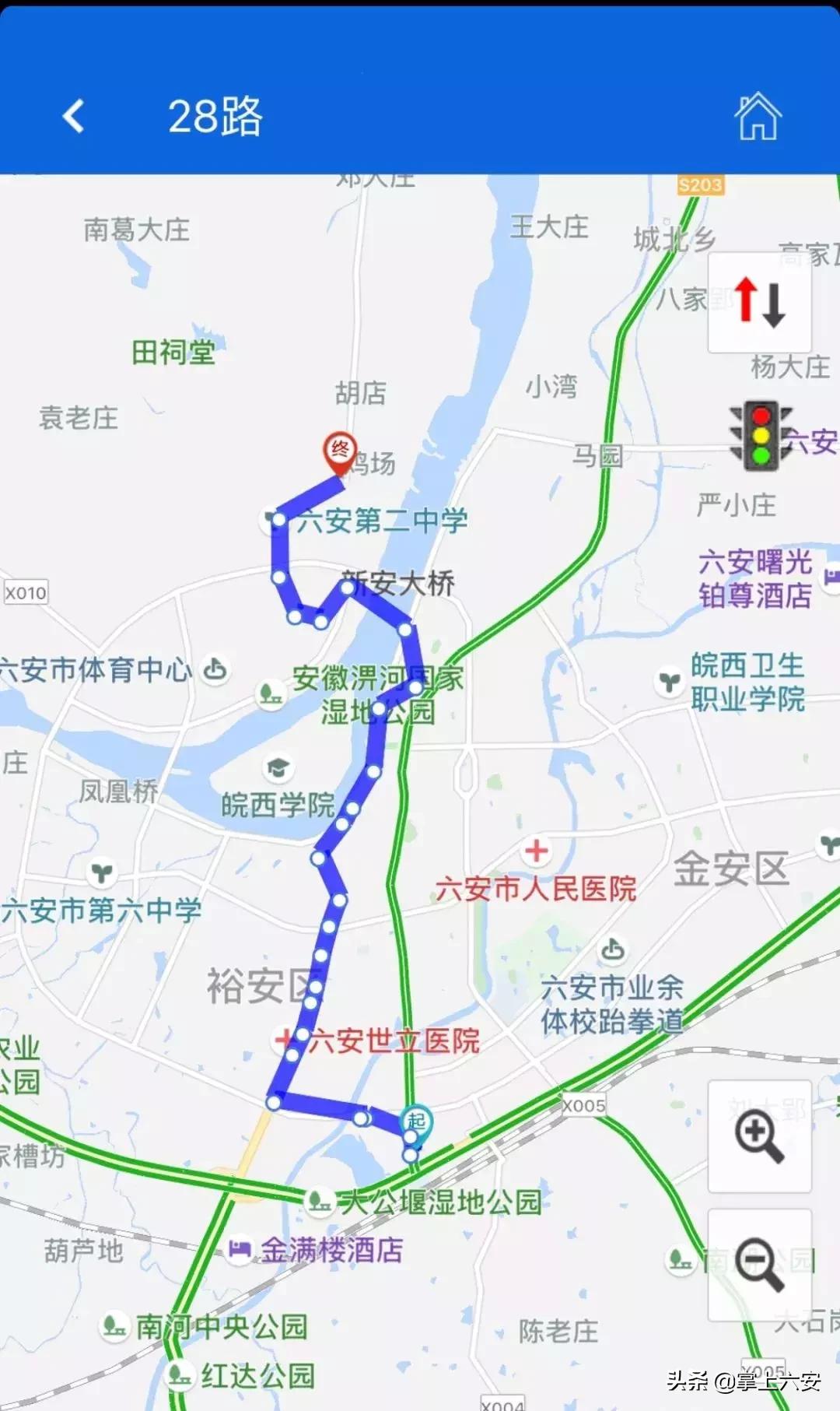 六安游1路公交线路的信息,六安公交线路一览表地图