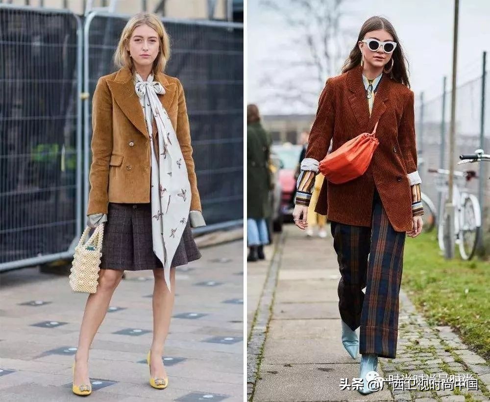 男灯芯绒裤子的搭法,灯芯绒中款穿搭