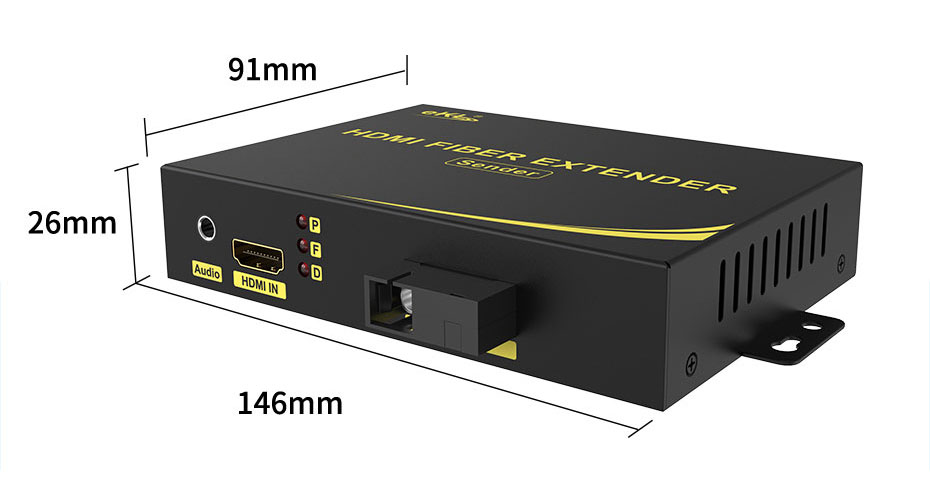 20公里超远距离HDMI收发器HF200如何连接使用?