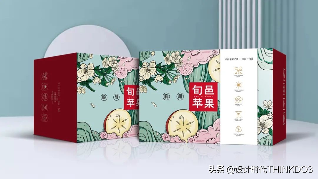 水果高端礼盒包装设计,高端水果礼盒包装设计