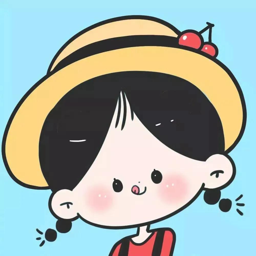 闺蜜头像萌娃卡通可爱小清新,可爱女孩头像萌娃闺蜜森系