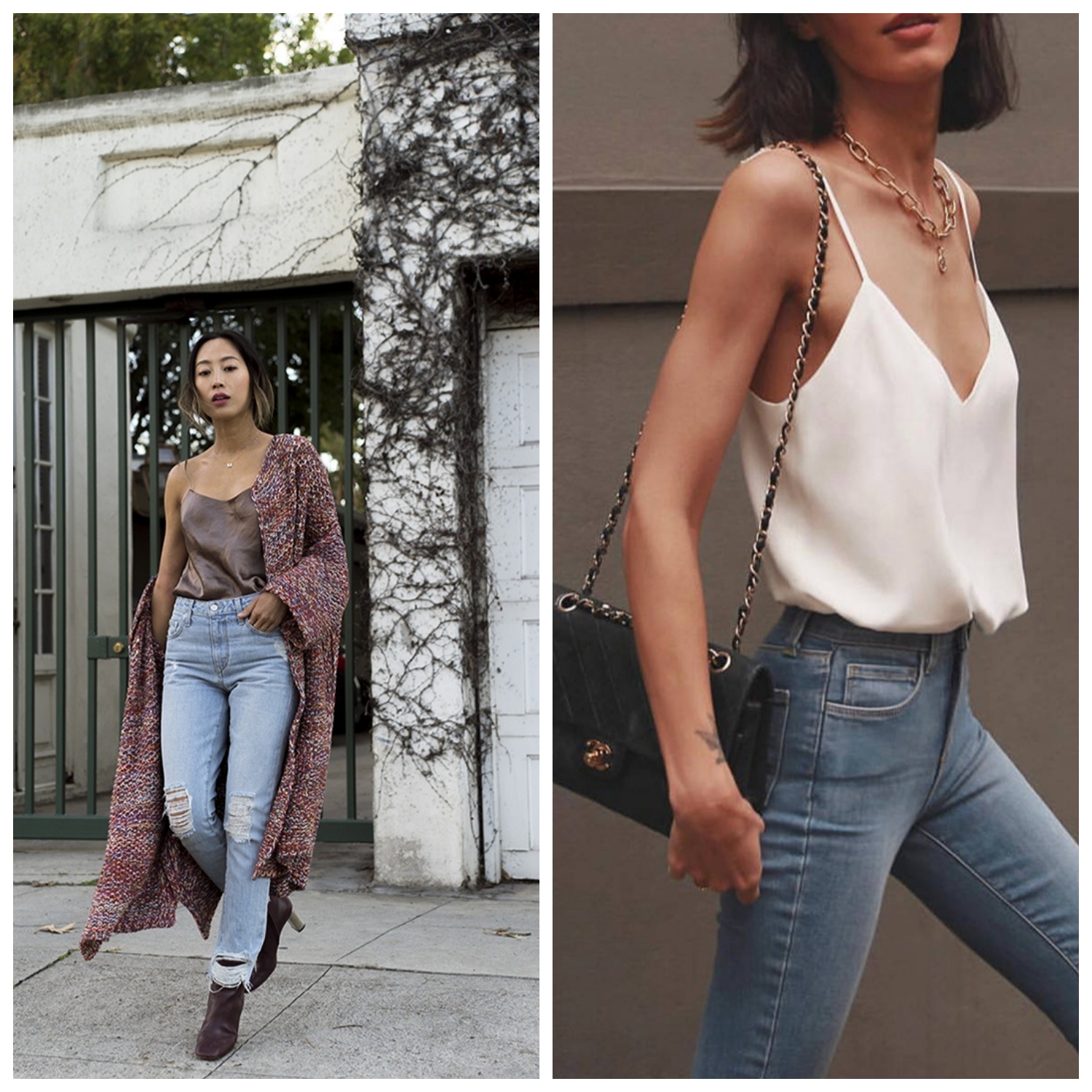 吊带背心怎么穿好看,吊带穿上不好看什么原因