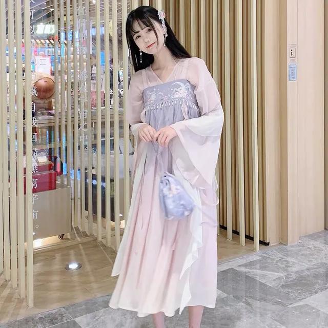 汉风格裙,汉元素女裙气质高级感