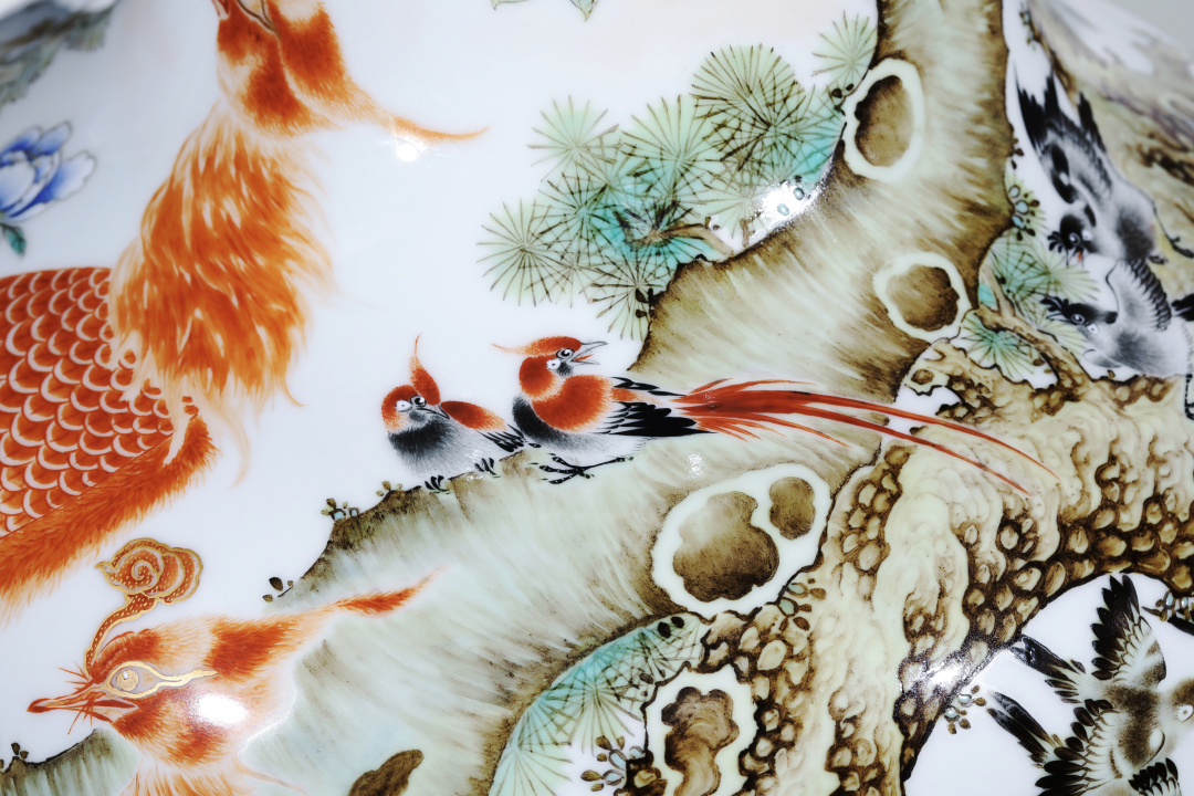 丹凤朝阳百鸟朝凤,丹凤朝阳百鸟争鸣尊价格多少