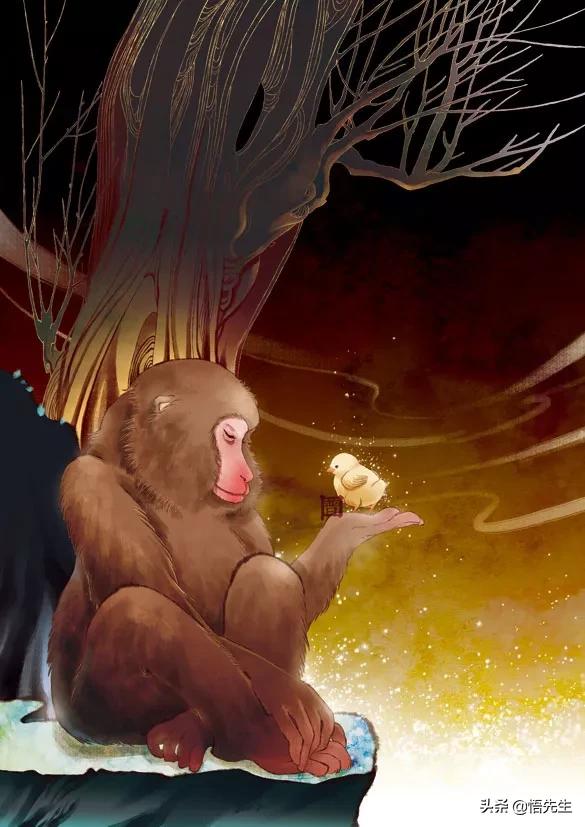 十二生肖接班图诗配画,又萌又暖,你喜欢自己的属相吗?