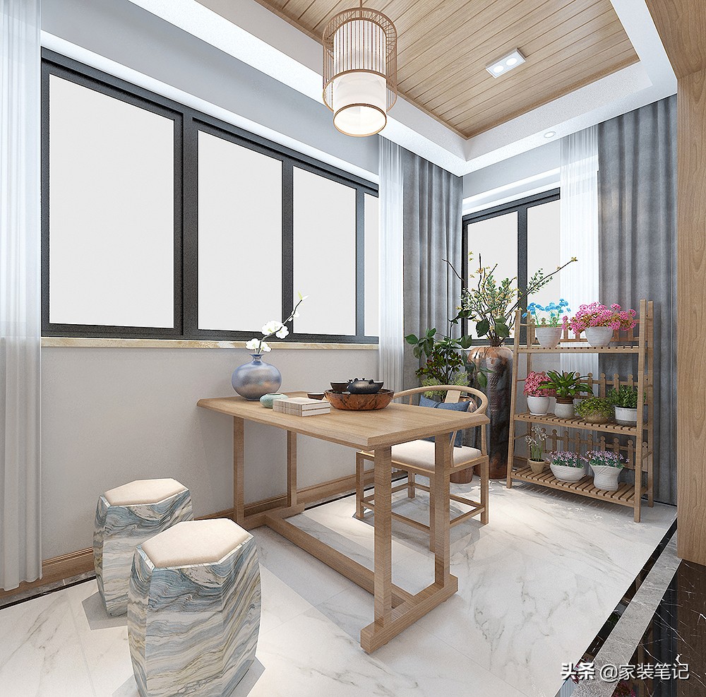 中式这样装，让人一见倾心，整洁到“一尘不染”，让人觉得很舒服