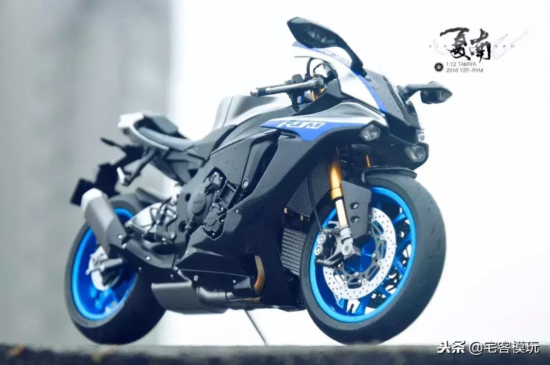 模型制作范例：田宫1:12雅马哈YZF-R1M,14133制作过程
