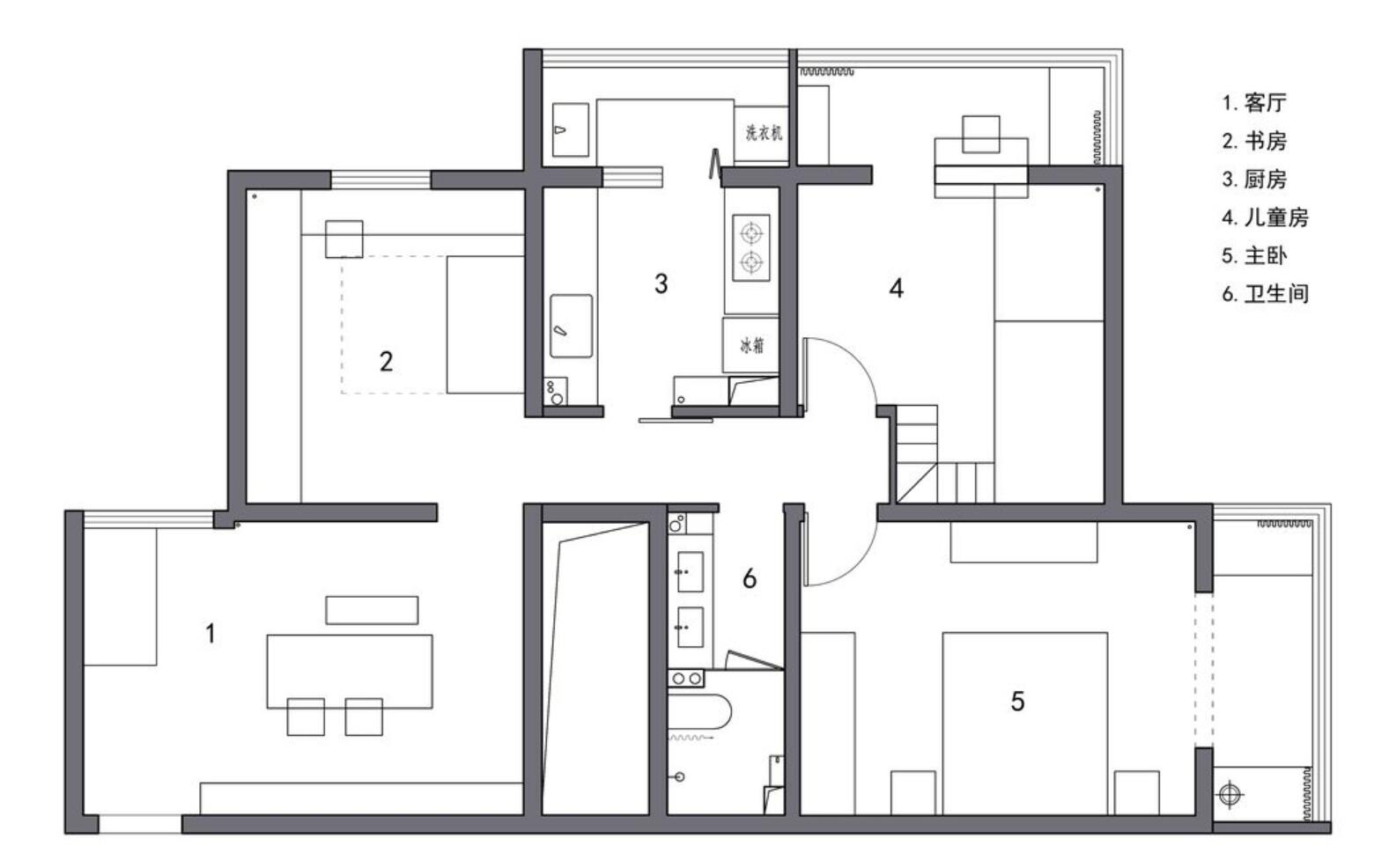 为了孩子放弃别墅,越来越多的业主放弃传统客厅