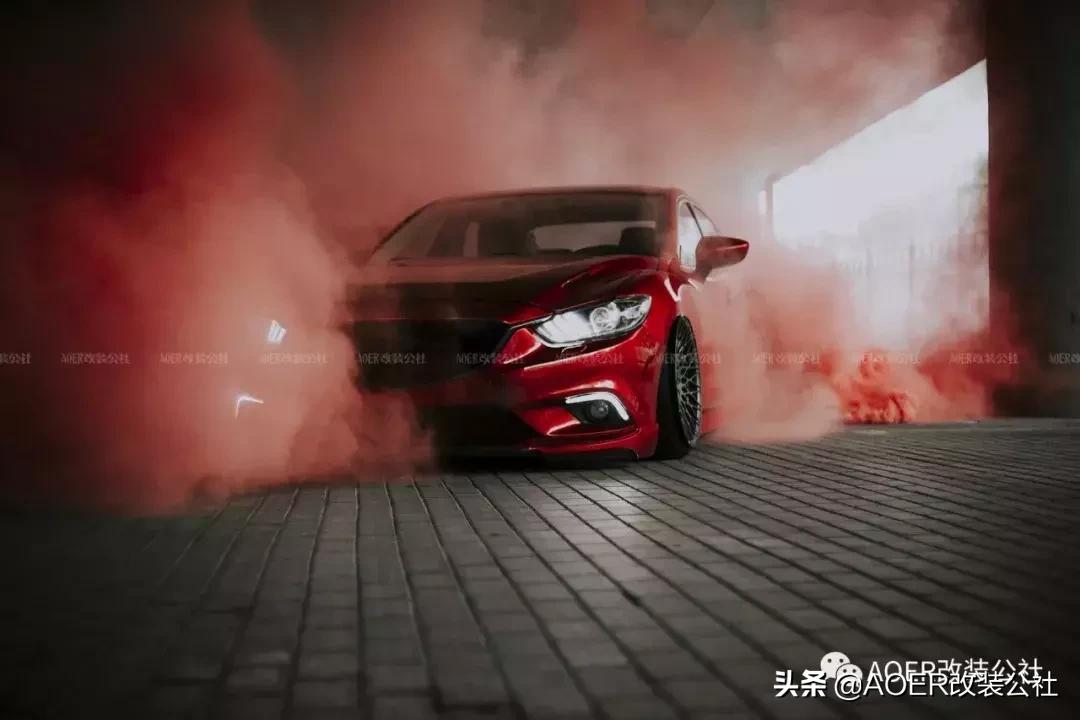 改装分享-「马自达6阿特兹」-绝地武士效果爆炸