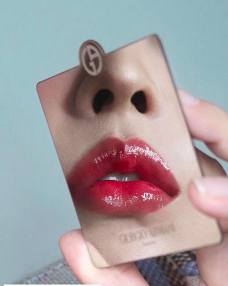 开箱阿玛尼美妆盲盒,阿玛尼口红哑光唇釉