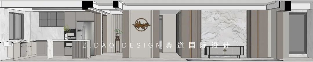 合肥177㎡「高速静安·春晖里」现代中式雅宅，演绎中式对称美学