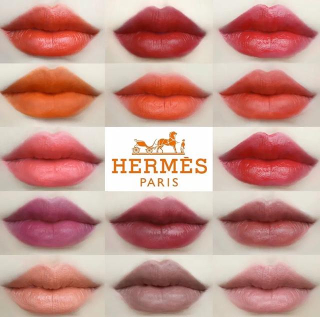 爱马仕口红公认最好看的色号,爱马仕口红试色小样