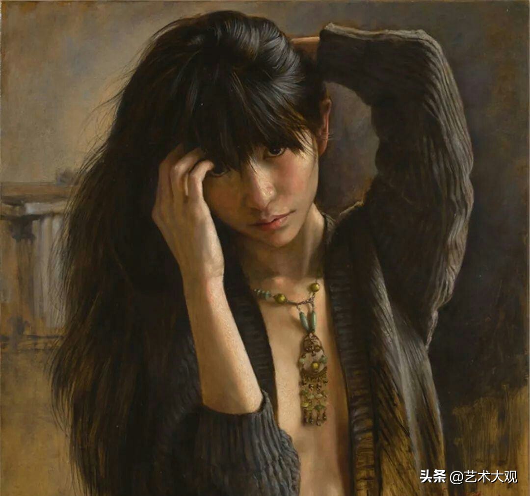 十六幅中国古典女性油画欣赏图片,日本古代古典油画