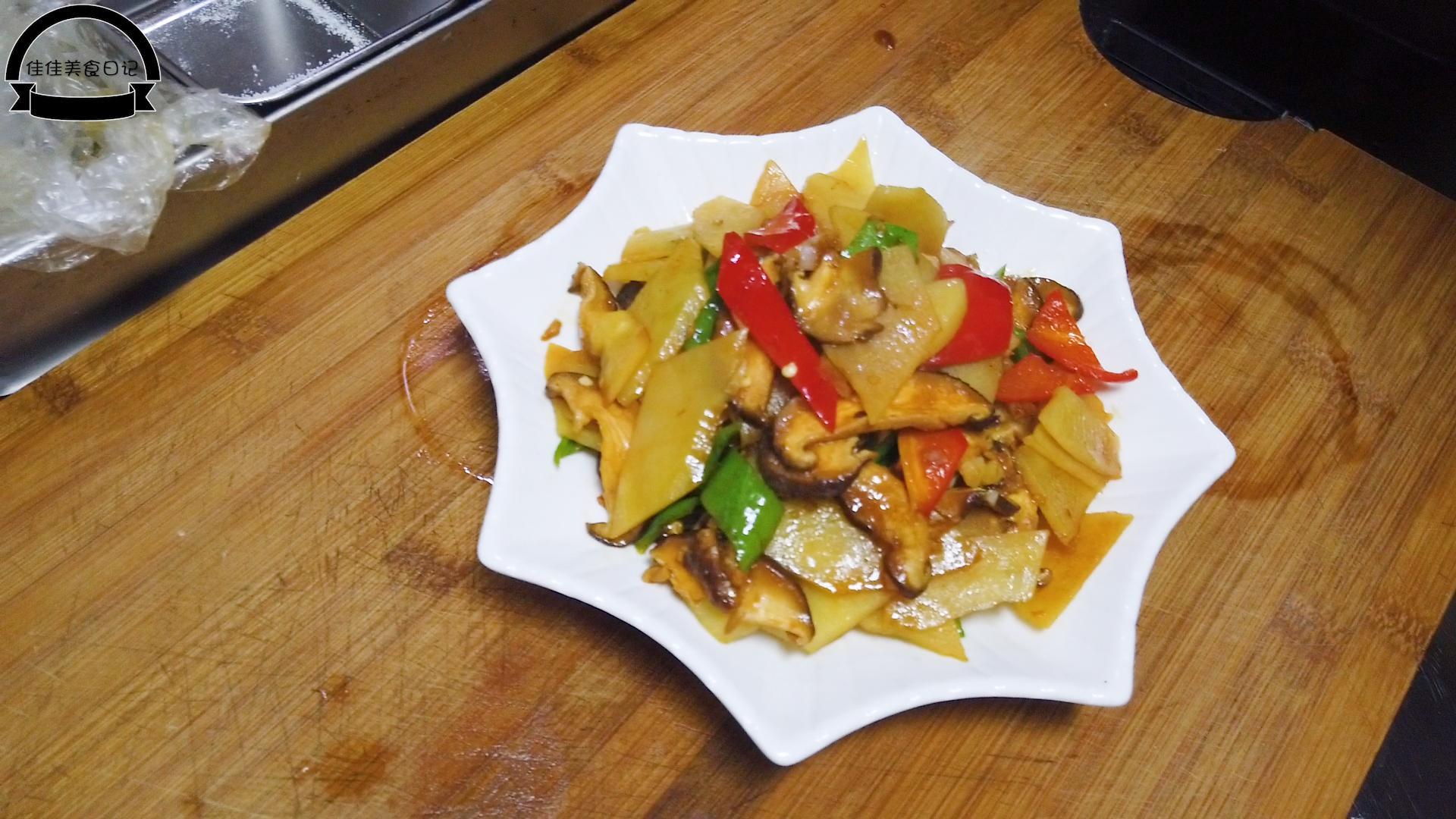 香菇土豆片怎么炒好吃又简单,香菇胡萝卜土豆片的做法大全集