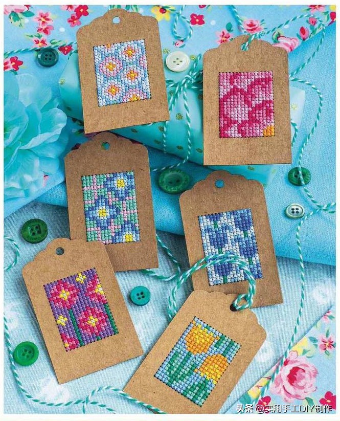 简单的十字绣印花,十字绣可爱图片