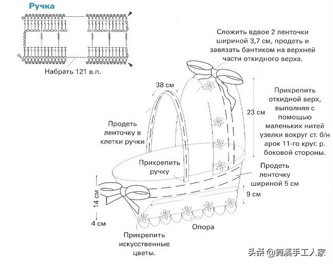 包包钩织教程最简单初学者,钩织包包初学者