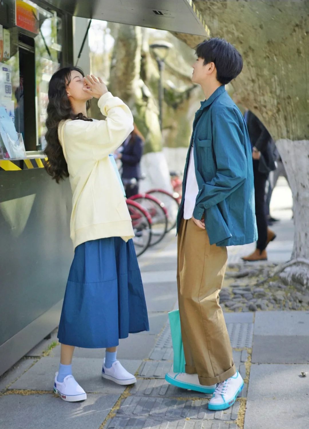 春天穿搭情侣高级感,又到了一起穿情侣装的季节啦