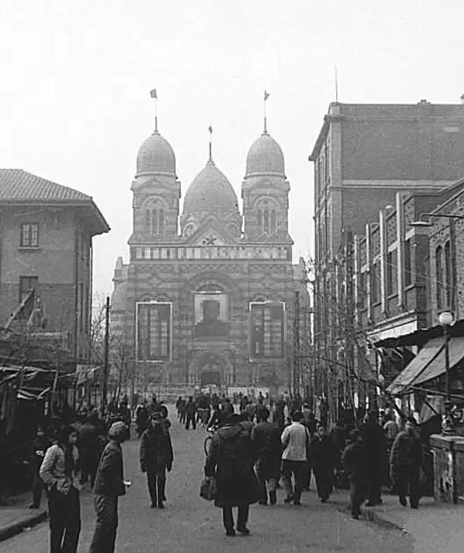 天津怀旧影像滨江道,1980天津滨江道老照片