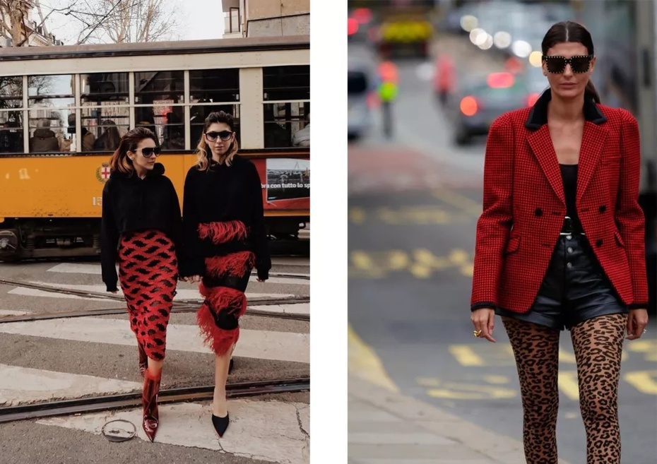 新中式红色日常穿搭,拒绝俗套的穿搭