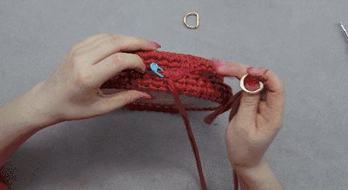 编织小香风材料包,手工diy小香风包编织教程