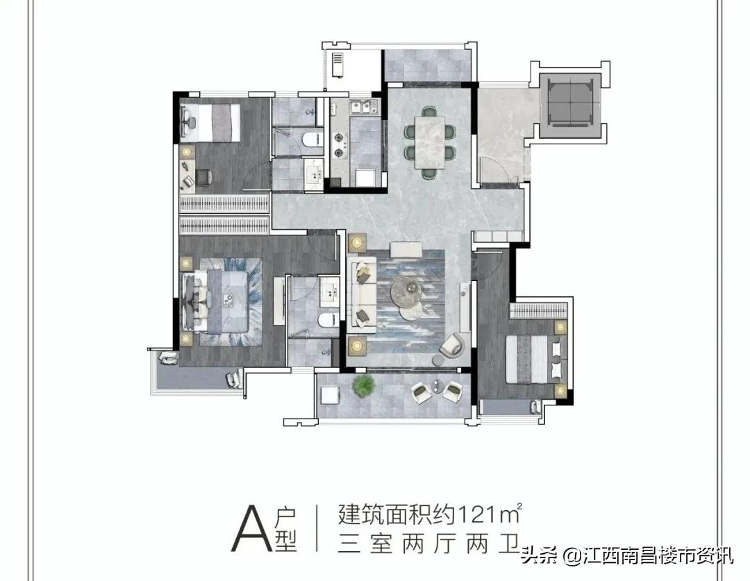 融创赣江府湖景,九龙湖融创江景