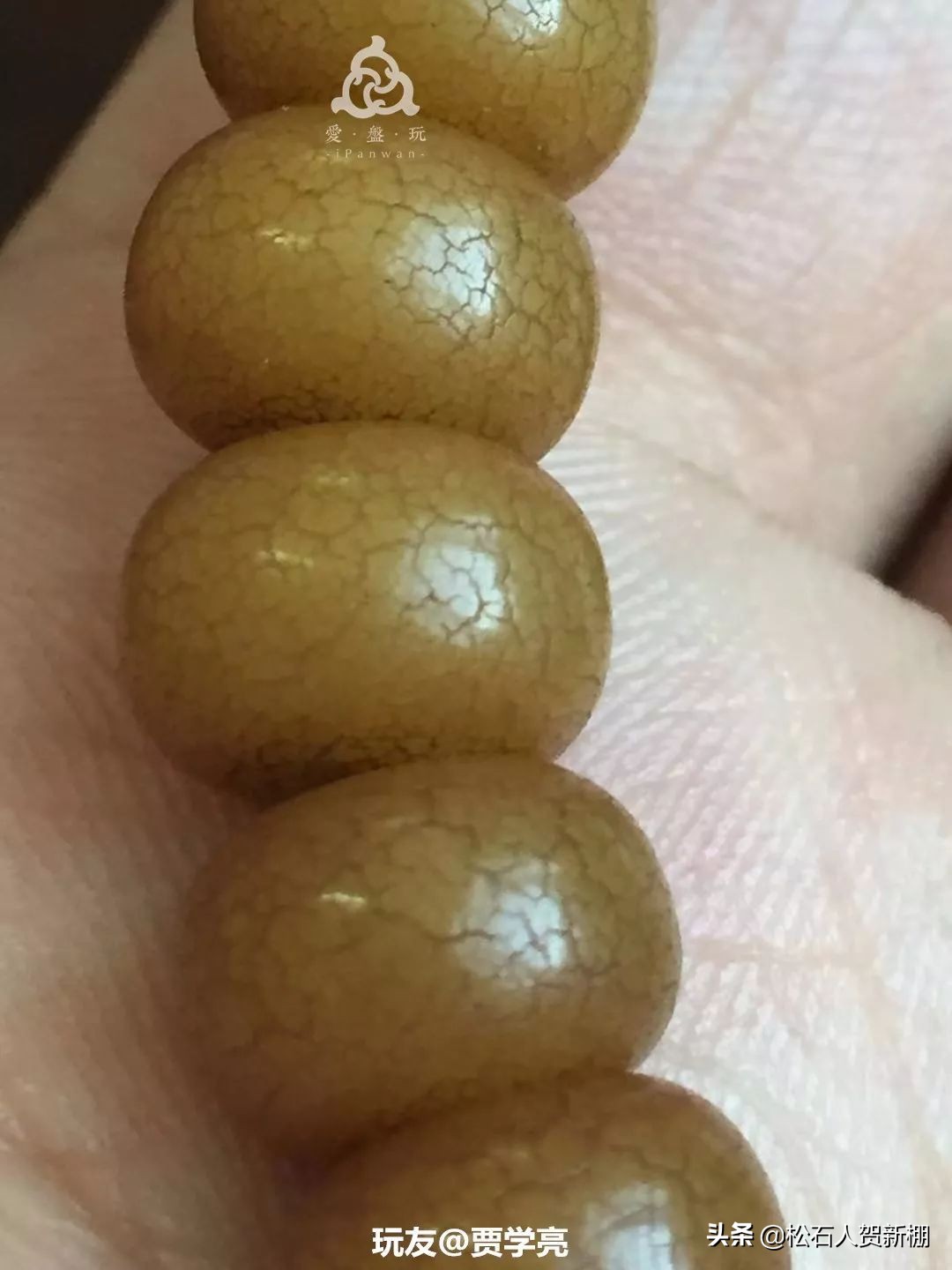 一条菩提根，盘10年，如蜜蜡般漂亮