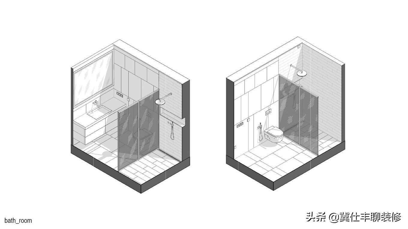 在这个68㎡的时尚家,玻璃才是主角