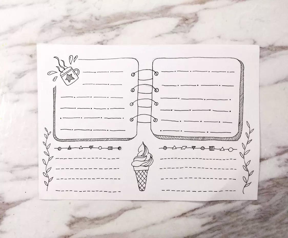 万能的手抄报模板二年级,万能的手抄报模板