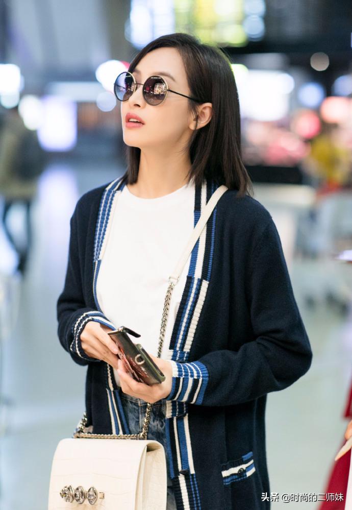 宋茜最新穿搭牛仔裤,宋茜的穿搭造型就很高级