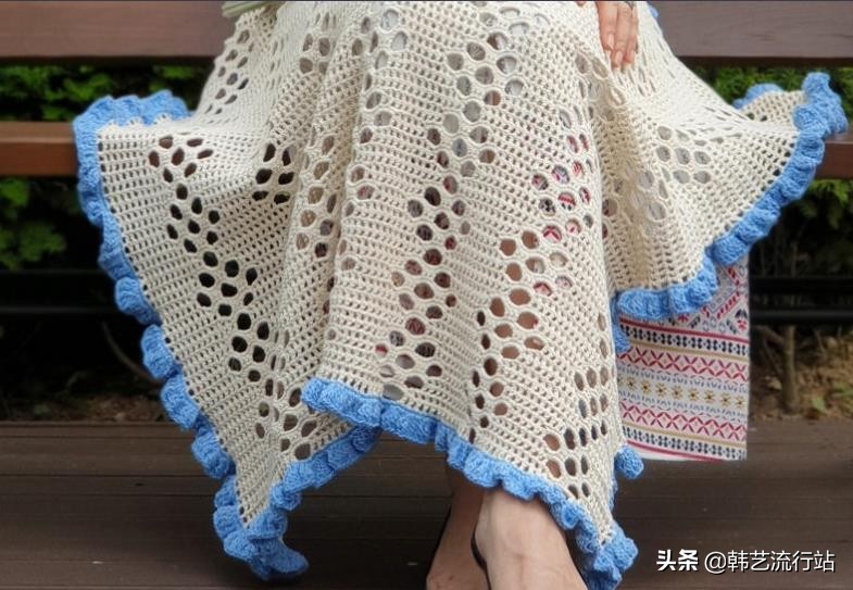 基础款钩针作品,漂亮的钩针配色花样太美建议珍藏