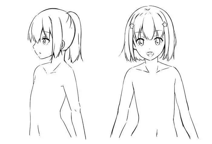 胸部怎么画零基础入门,板绘胸像教学