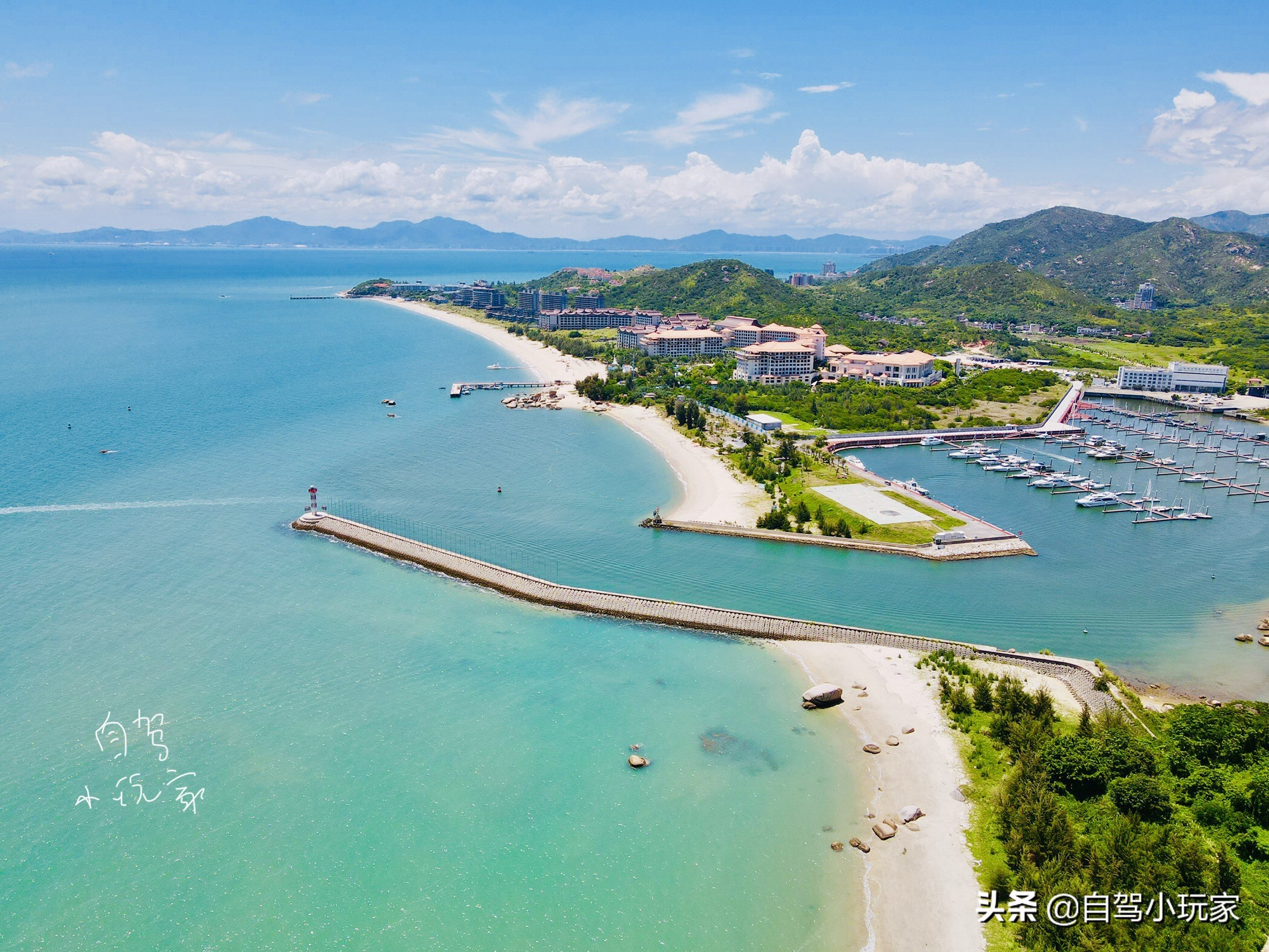 惠州最美礁石海滩,惠州最干净的沙滩推荐