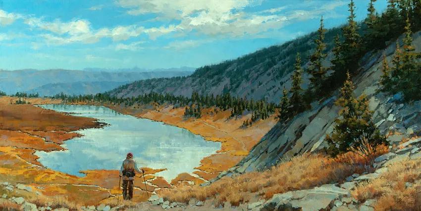 绝美风景油画教程,最灵动的风景油画