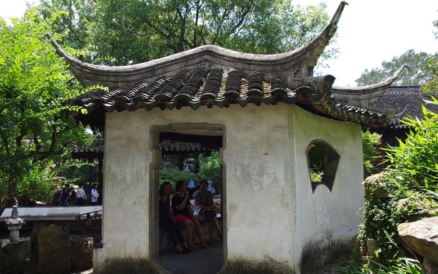 苏州拙政园园林借景,苏州拙政园唯美意境