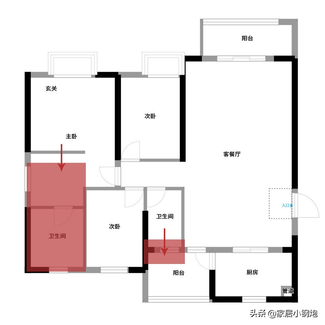 灰蓝背景墙效果图现代简约2021年,136平方现代风格大砖背景墙