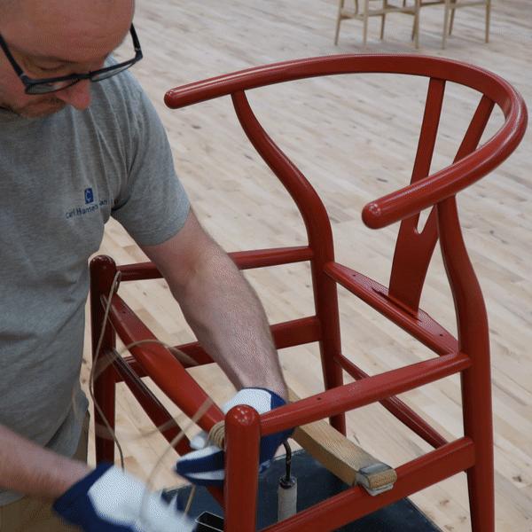 北欧简约实木椅子叉骨椅,名椅