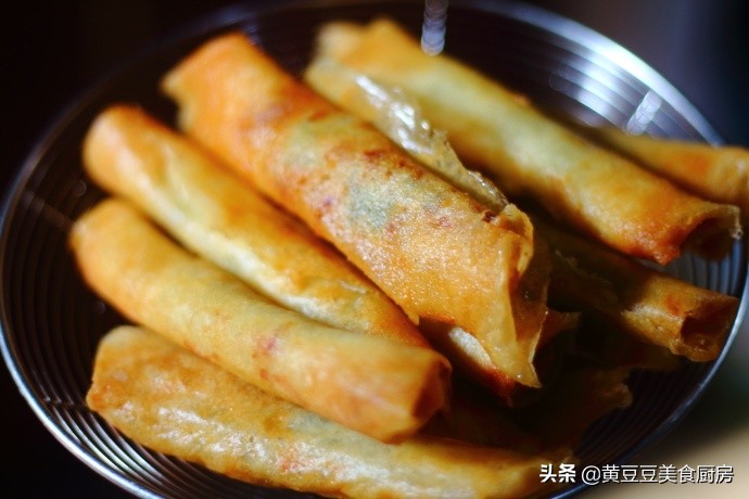 春节春卷馅儿怎么做,过年招待客人必备菜