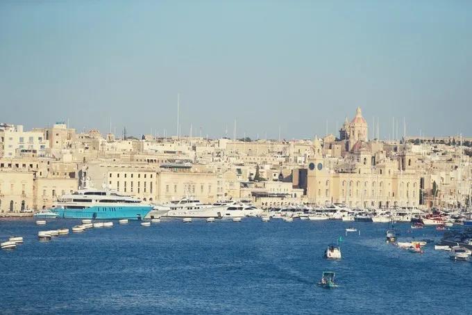 马耳他地中海迷人蓝色海水,地中海明珠马耳他视频